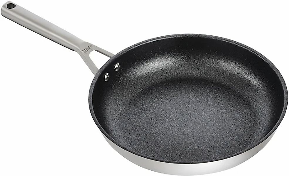 NINJA Bratpfanne »Ninja ZEROSTICK Edelstahl-Pfanne C600DE«, Edelstahl, (1 t günstig online kaufen