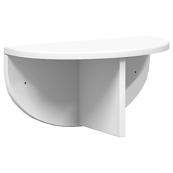 vidaXL Wandregal Wandmontiert Weiß 38 x 19 x 19 cm Holzwerkstoff 891408 günstig online kaufen