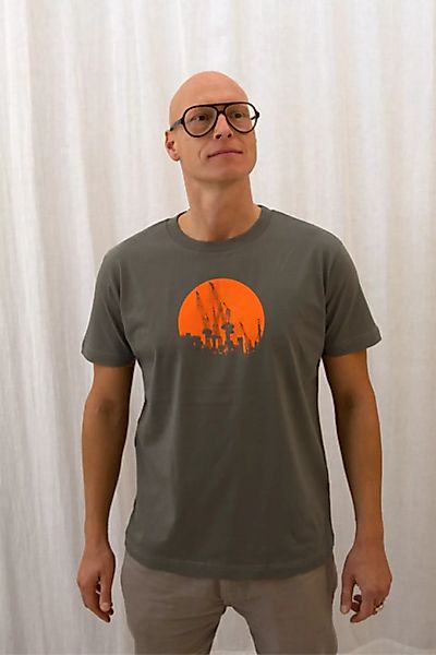 Kräne Rund, Orange Boy-t-shirt günstig online kaufen