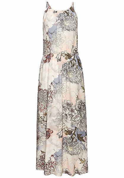 Buffalo Maxikleid, mit Alloverprint, leichtes Sommerkleid, fließendes Stran günstig online kaufen