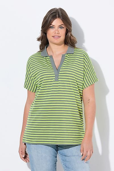 Laurasøn T-Shirt Poloshirt Ringel Polokragen 1/2 günstig online kaufen
