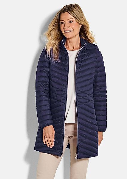 GOLDNER Winterjacke Kurzgröße: Gefütterter langer Mantel mit Kapuze Winterm günstig online kaufen