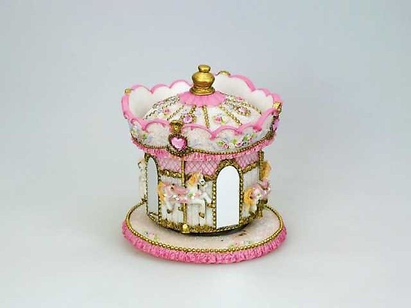 Musicboxworld Spieluhr Spieluhr Karussell mit Spiegeln 130 mm günstig online kaufen