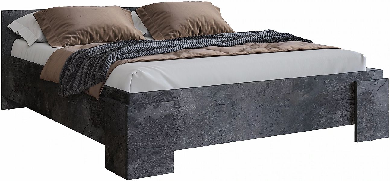 Home affaire Bettgestell "India, FSC-zertifizierter Holzwerkstoff, Made in günstig online kaufen