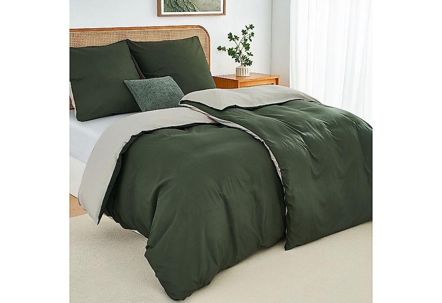 Topfinel Bettwäsche 135x200cm, Seersucker Bettwäsche-Sets, bügelfrei, aller günstig online kaufen