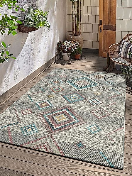 the carpet Teppich "Palma" rechteckig 4 mm Höhe Outdoor moderner robuster I günstig online kaufen