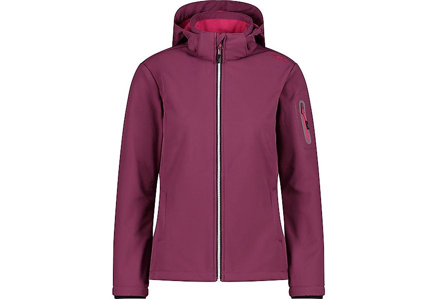 CMP Softshelljacke WOMAN JACKET ZIP HOOD (1-St) Wärmend & wind- & wasserabw günstig online kaufen