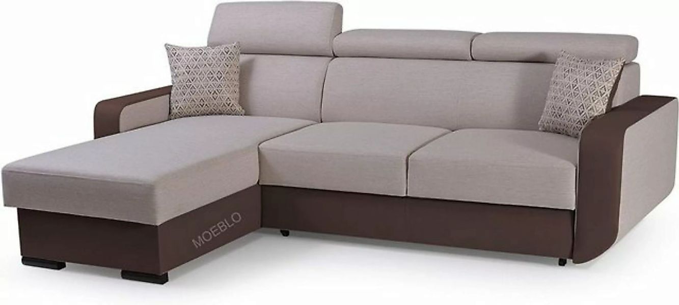MOEBLO Ecksofa Pedro, Eckcouch Sofa Couch Wohnlandschaft L-Form Polsterecke günstig online kaufen