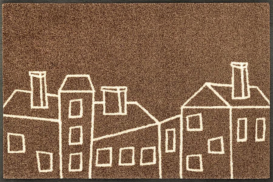 wash+dry by Kleen-Tex Fußmatte "Linecity" rechteckig 7 mm Höhe günstig online kaufen