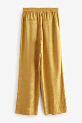 Next Anzughose Satin-Jacquardhose mit weitem Beinschnitt günstig online kaufen