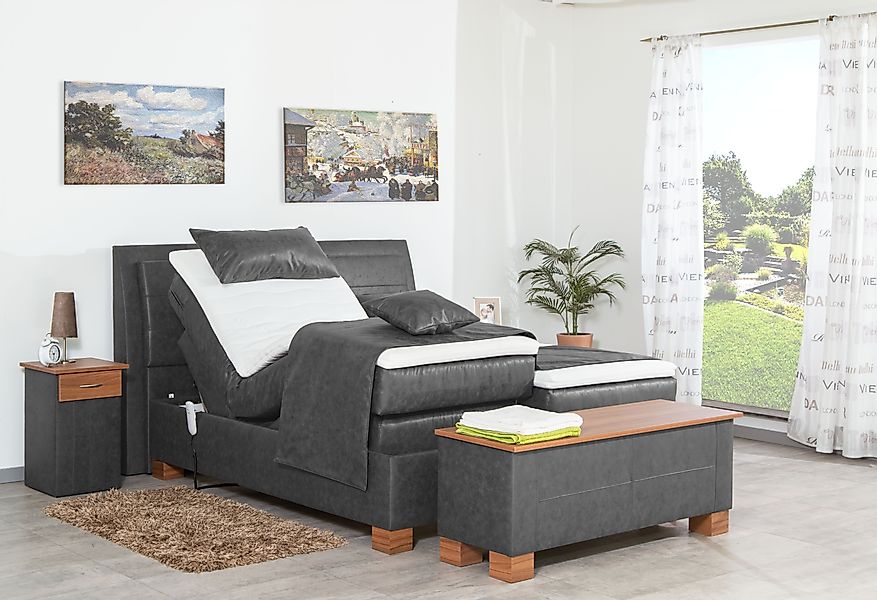 Meisterbetten Boxspringbett Like (mit Motor, 7-Zonen günstig online kaufen