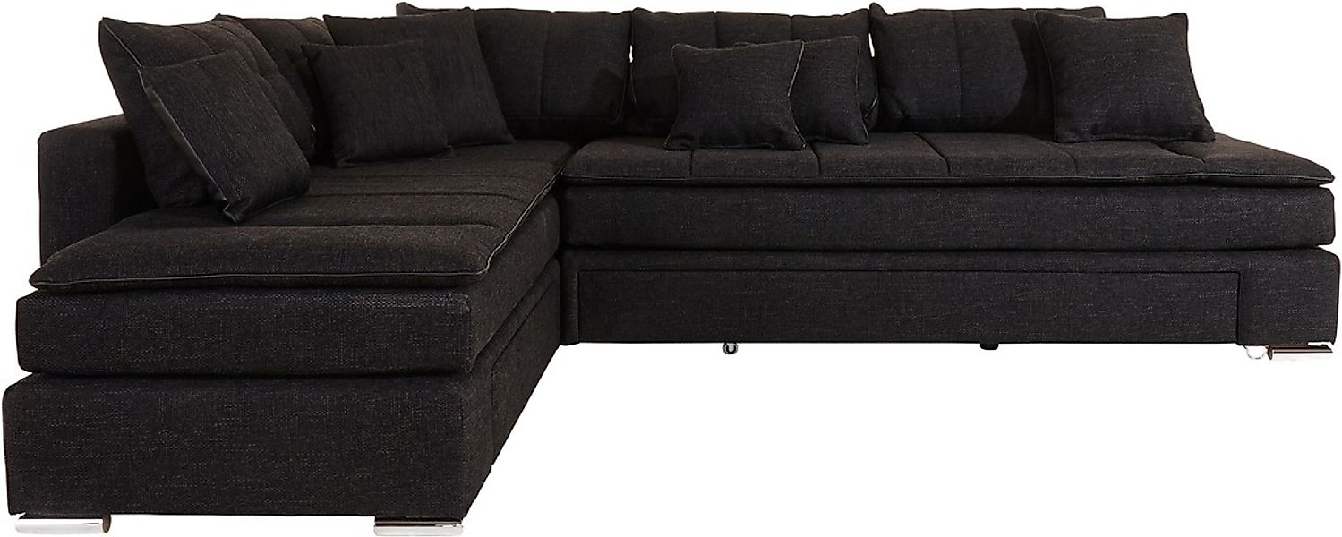 INOSIGN Ecksofa »Boxspringbett Night & Day L-Form mit Dauer-Schlaffunktion günstig online kaufen