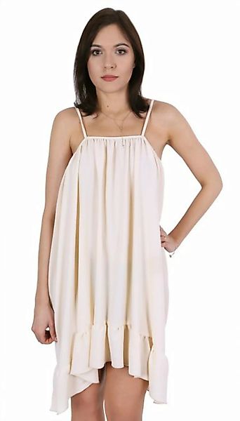 Sarcia.eu Sommerkleid Beigefarbenes Sommerkleid mit Rüschen JOHN ZACK XL günstig online kaufen
