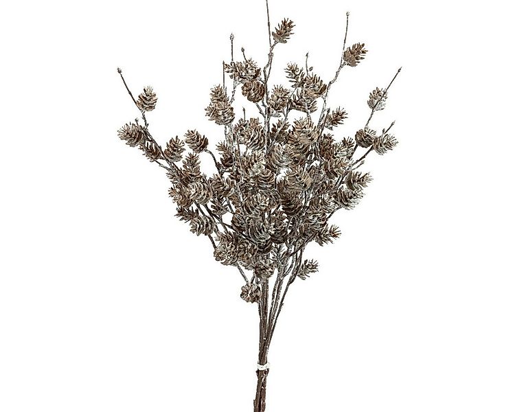 Winterliche Kunstpflanze Lärchenzweig Künstlich Dekozweige Winterliche Zapf günstig online kaufen