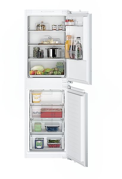 SIEMENS Einbaukühlgefrierkombination iQ100 "KI85NNFE0" 177,2 cm hoch 54,1 c günstig online kaufen