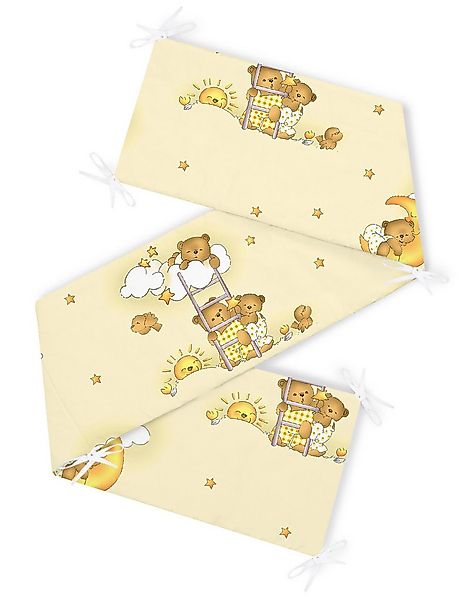 Amilian Bettnestchen - Bettumrandung Kopfschutz 180x30 cm für Kinderbett 12 günstig online kaufen