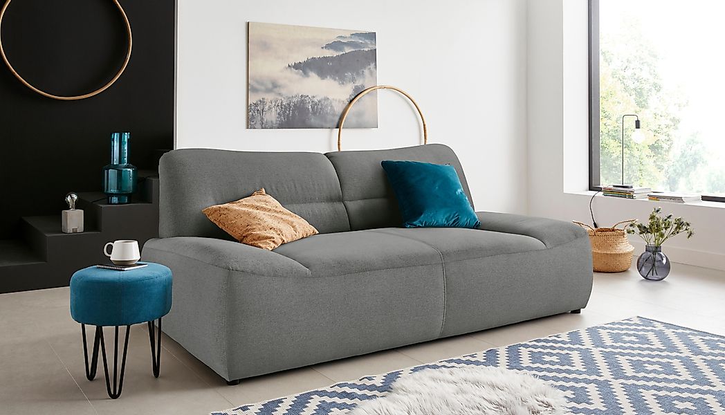 DOMO collection 2-Sitzer »Cesena modernes Sofa mit flachen Armlehnen, komfo günstig online kaufen