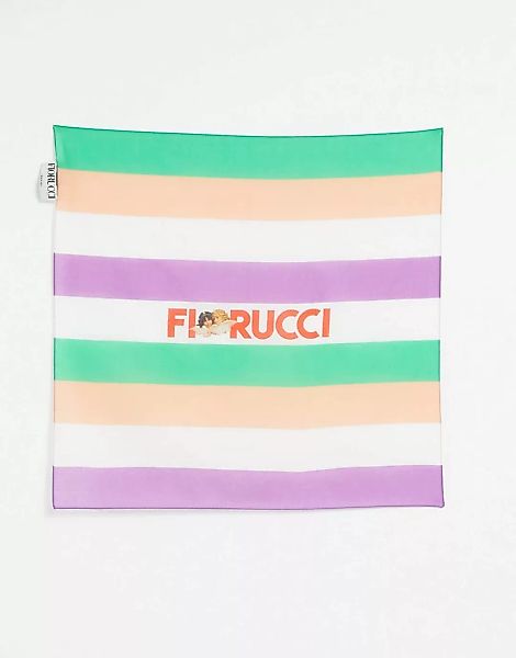 Fiorucci – Halstuch im Retro-Stil mit Logo-Mehrfarbig günstig online kaufen