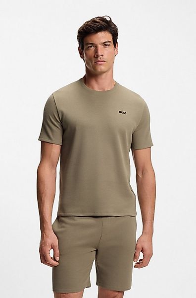 BOSS Pyjamaoberteil Waffle T-Shirt günstig online kaufen