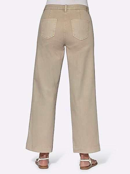 Witt Bequeme Jeans Jeans-Culotte komfortabel aus weichem Twill, knöchellang günstig online kaufen