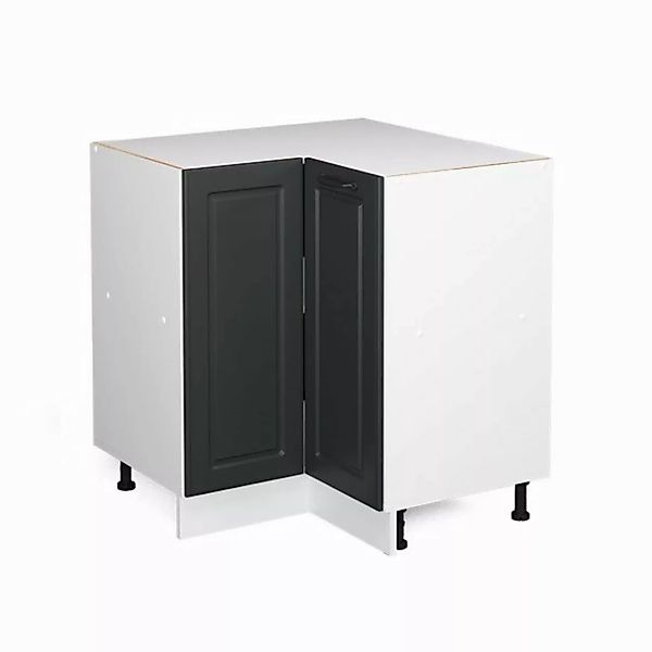 Vicco Eckunterschrank R-Line, Anthrazit Landhaus/Weiß, 75.6 cm ohne Arbeits günstig online kaufen