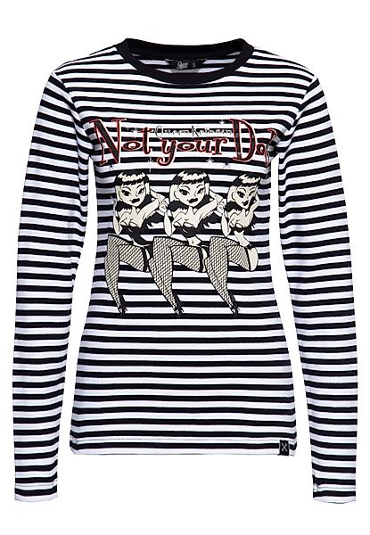 QueenKerosin Langarmshirt Not your Doll (1-tlg) günstig online kaufen