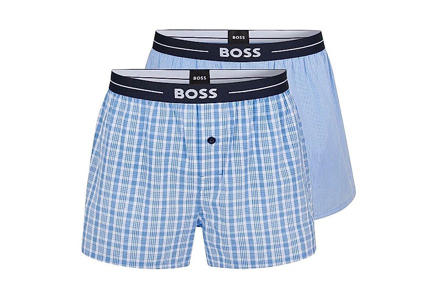 BOSS Webboxer Woven Boxer EW (2-St) mit komfortablem Webgummibund günstig online kaufen