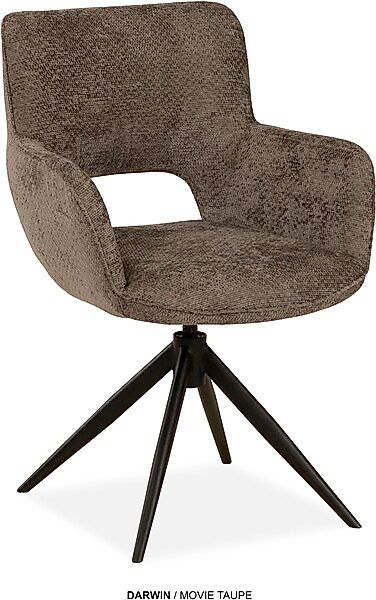 OMG Design Esszimmerstuhl »Darwin« (Set) 2 Stk. Stoff Drehstuhl mit auto-re günstig online kaufen