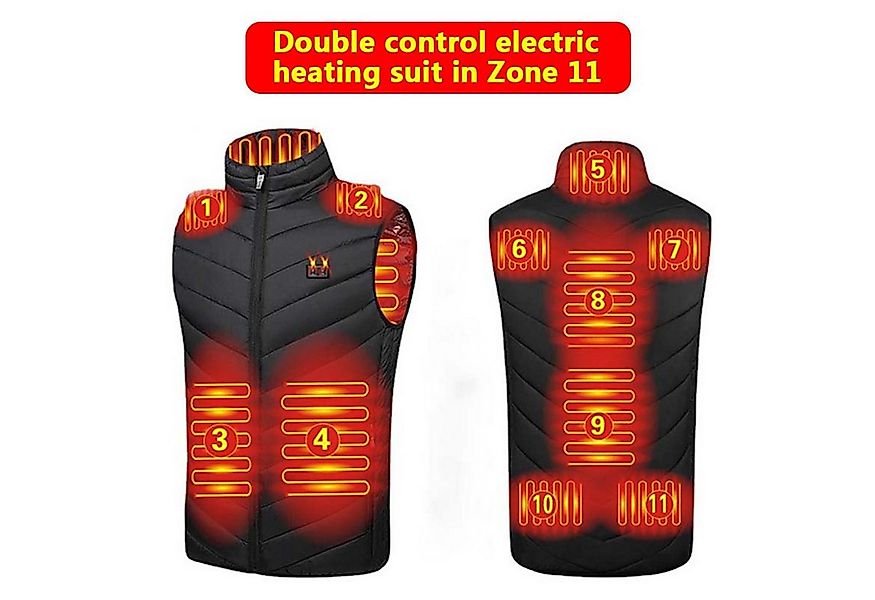 trends for living Funktionsweste Beheizbare Weste 11 Heizzonen 3 Einstellba günstig online kaufen