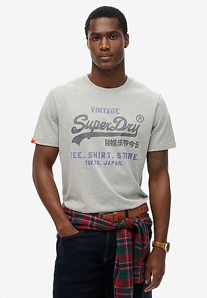 Superdry Rundhalsshirt VL HERITAGE RELAXED TEE Baumwollmischung, relaxed fi günstig online kaufen