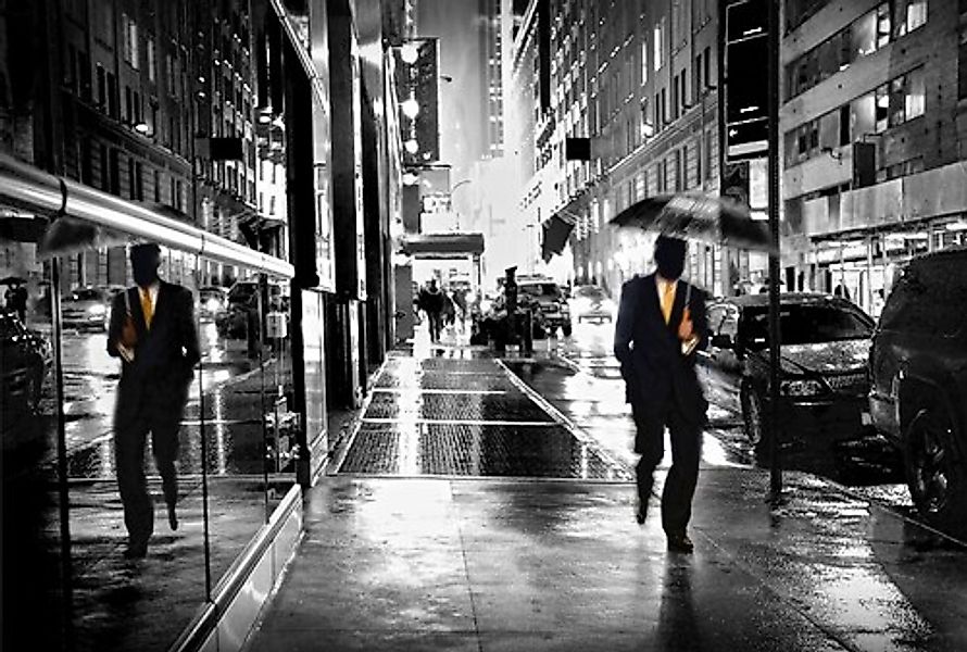 Papermoon Fototapete »Wet Manhattan Street« günstig online kaufen