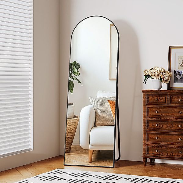 TLGREEN Ganzkörperspiegel 50/53x162,50x150cm,mit Metallrahmen Standspiegel günstig online kaufen