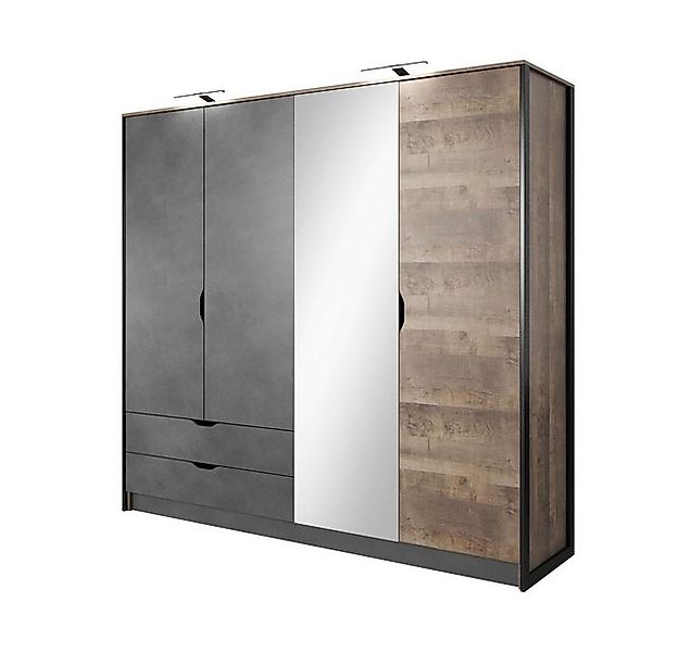 99rooms Drehtürenschrank Narnia (Kleiderschrank, Schrank) Modern Design, mi günstig online kaufen