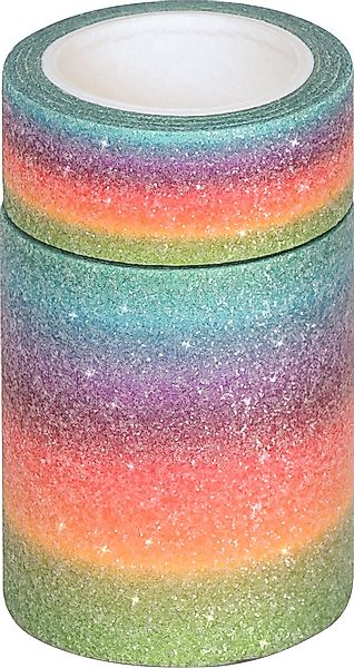 Heyda Klebeband Deko Tapes Pastel Rainbow günstig online kaufen
