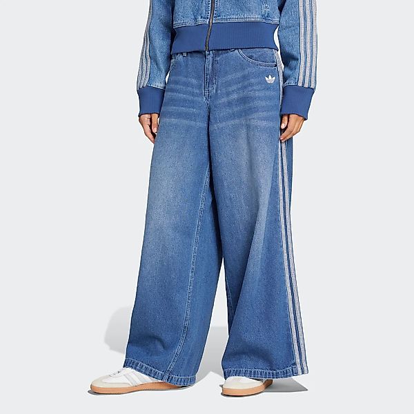 adidas Originals Sporthose "DENIM WIDE PANT" inspirierte 90er-Jahre-Mode, s günstig online kaufen