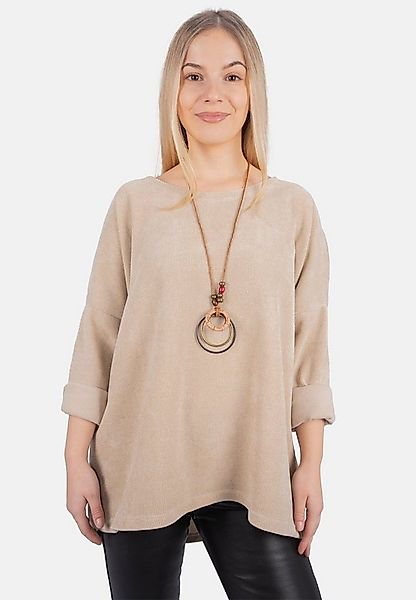 Seasons of April Kurzarmbluse Oversized Leonor Chic & Komfort: Weite Cordbl günstig online kaufen