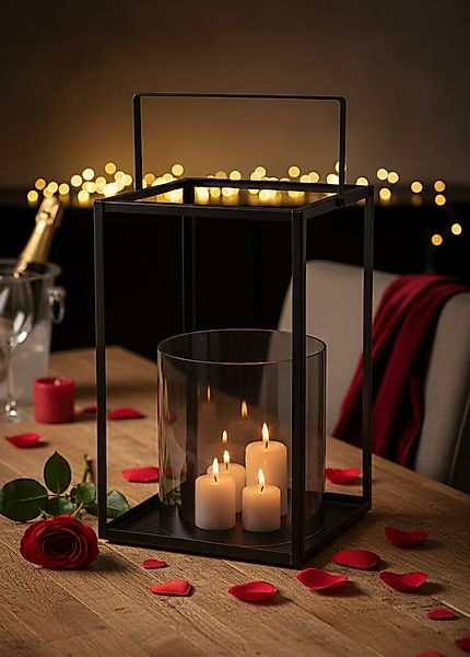 VILLA robustes Windlicht - Industrial Style 53 cm günstig online kaufen