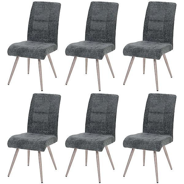 MCW Esszimmerstuhl G55 6er-Set Blau-Grün günstig online kaufen