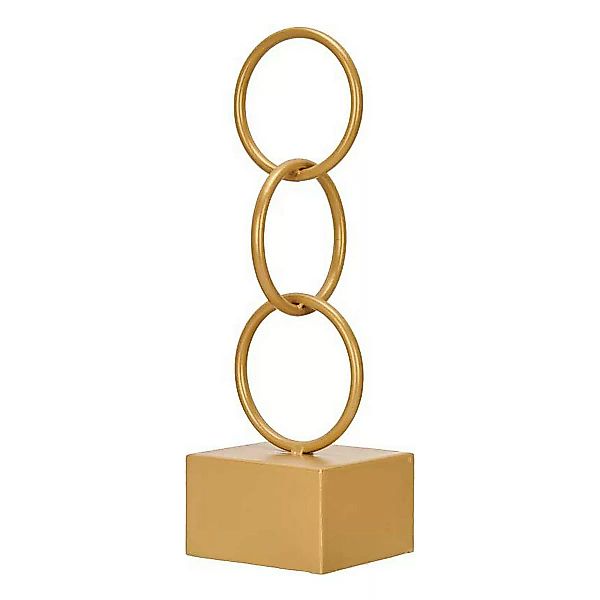 Deko-figur Ringe Golden Metall (12,5 X 40,5 X 12,5 Cm) günstig online kaufen