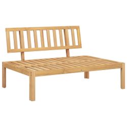 vidaXL Loungesofa Garten-Mittelsofa aus Paletten Massivholz, günstig online kaufen