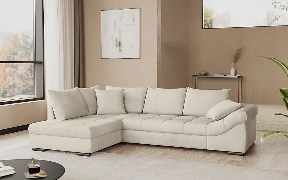 Mr. Couch Ecksofa "Allegro DuraFlex, L-Form", Hochschläfer-Bettauszug, Kalt günstig online kaufen
