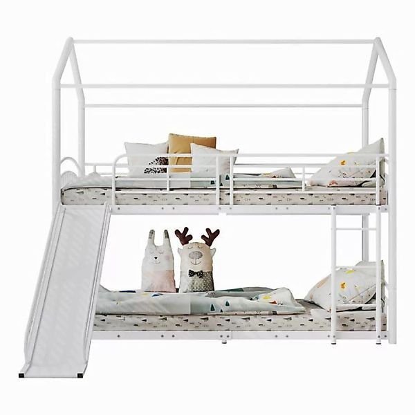 MODFU Bett Kinderbett Einzelbett Gästebett Jugendbett (mit Treppe mit recht günstig online kaufen