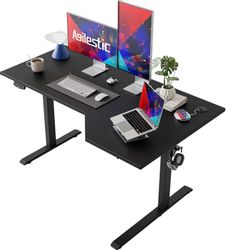 LuxusKollektion Eckschreibtisch Elektrischer L-förmiger Stehschreibtisch, h günstig online kaufen
