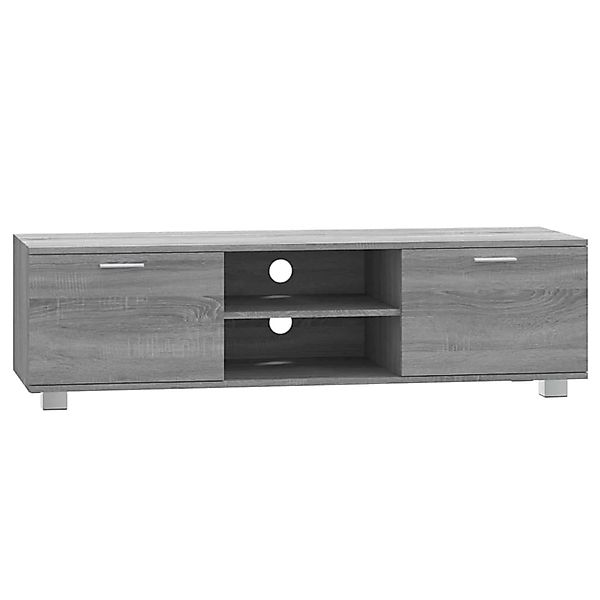 vidaXL TV-Schrank Grau Sonoma 140x40,5x35 cm Holzwerkstoff 342627 günstig online kaufen