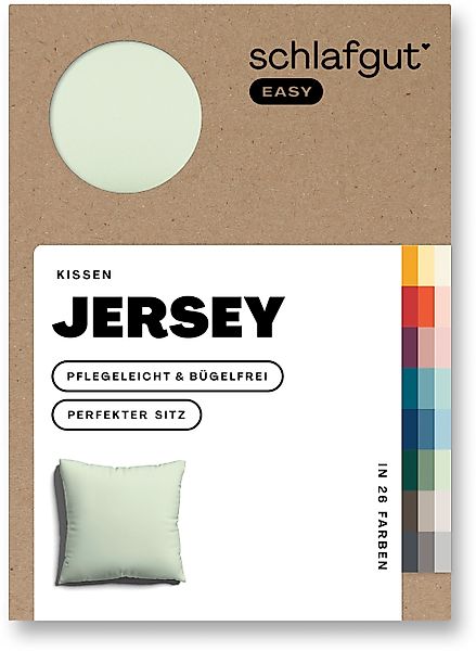 Schlafgut Kissenbezug »EASY Jersey«, (1 St.), Kissenhülle mit Reißverschlus günstig online kaufen