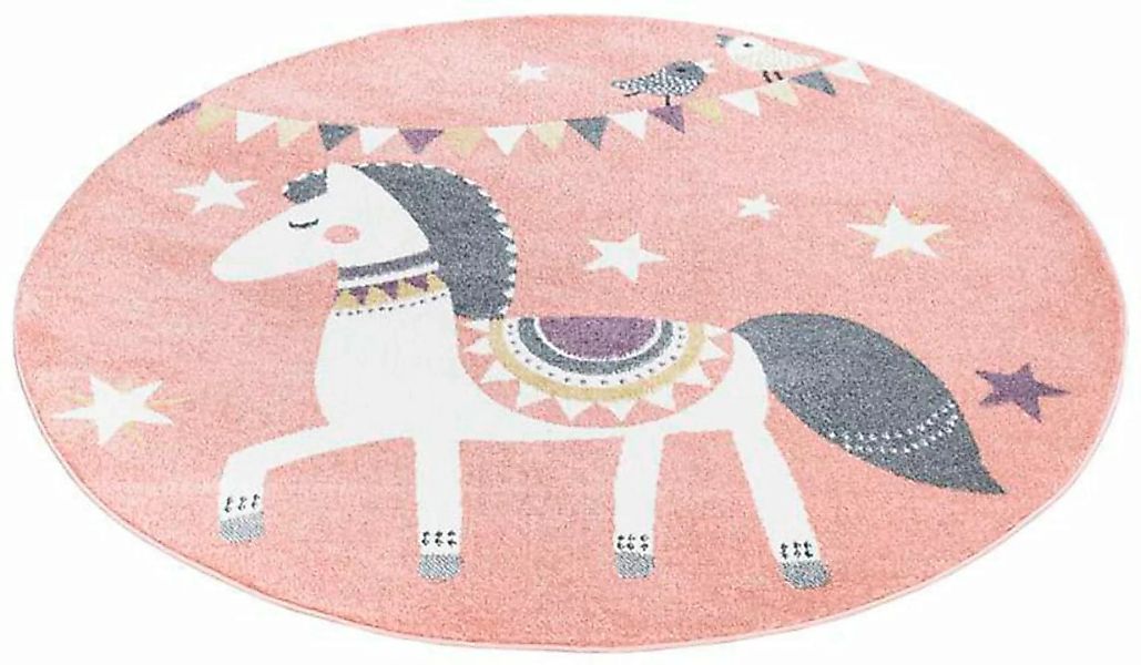 Carpet City Kinderteppich »ANIME890«, rund, Kinderzimmer Teppich Modern mit günstig online kaufen