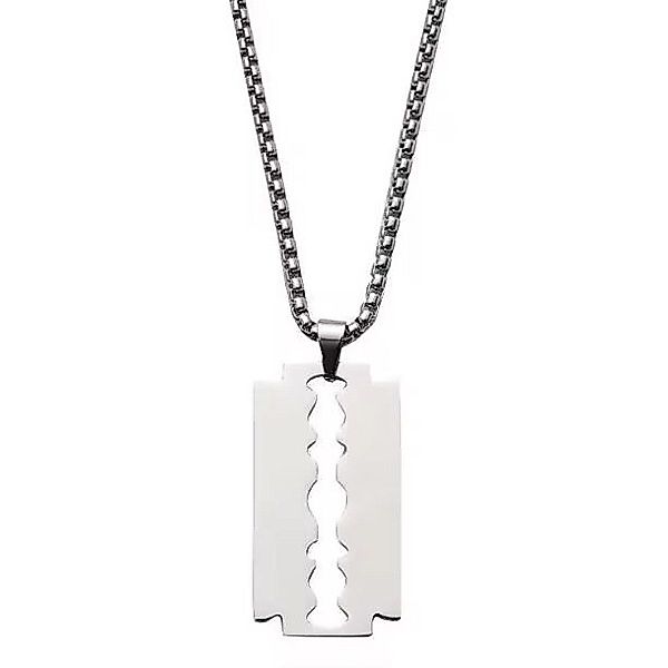 KARMA Kette mit Anhänger Herrenkette Edelstahl günstig online kaufen