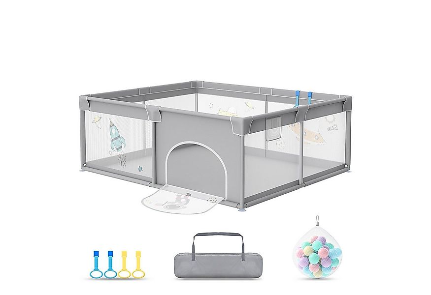 FIVMEN Laufstall Laufgitter Baby Absperrgitter Aktivitätszentrum Mit Bunten günstig online kaufen