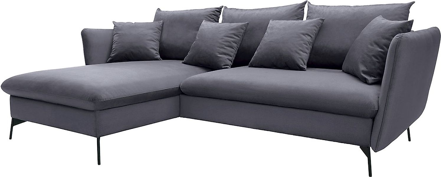 andas Ecksofa »LIVORNO,258 cm, L-Form,« Schlaffunktion u. Bettkasten (139/2 günstig online kaufen