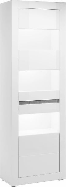 Home affaire Vitrine "Carat" Höhe 198 cm, zwei Leisten angeliefert, 1 x gra günstig online kaufen